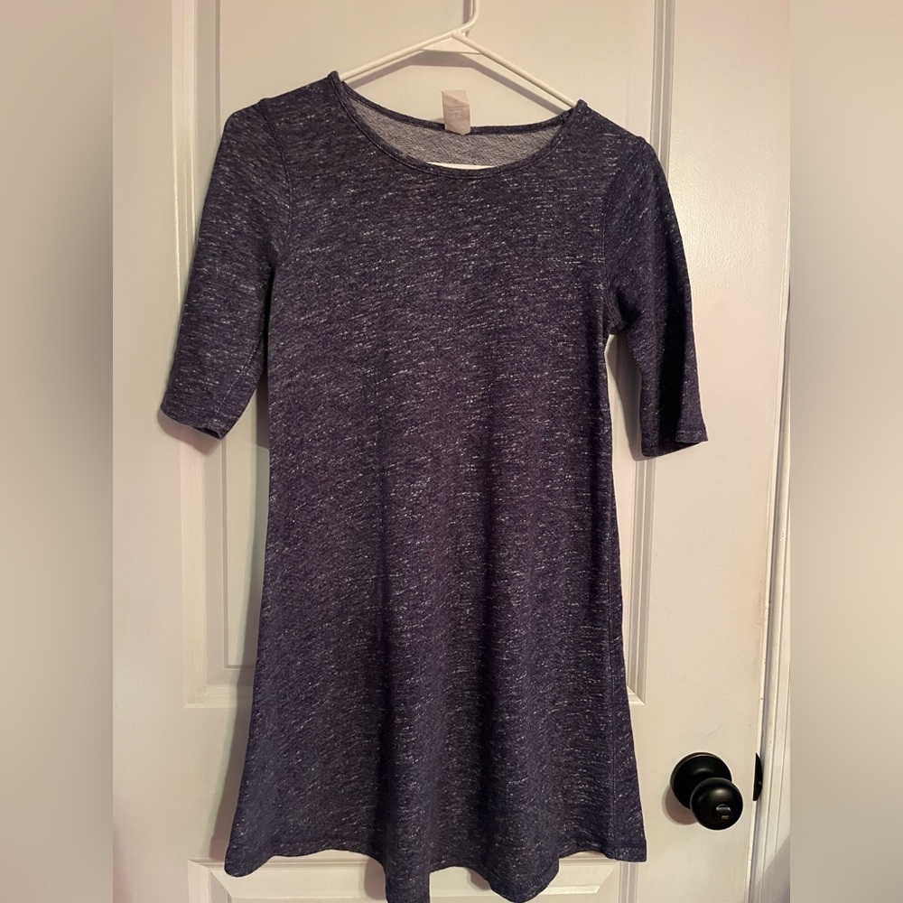 A navy 3/4 sleeve dress from Natural Life size small